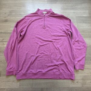 Peter Millar Men's 1/4 Zip Up Pullover Comfort Interlock Classic Fit 2XL